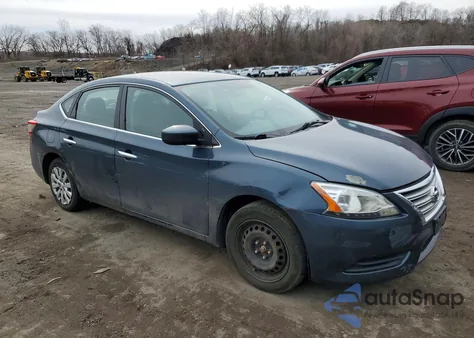 2013 Nissan Sentra S from USA, damaged, VIN 3N1AB7AP5DL618655